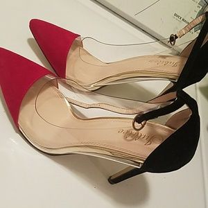 Red and Black Heels